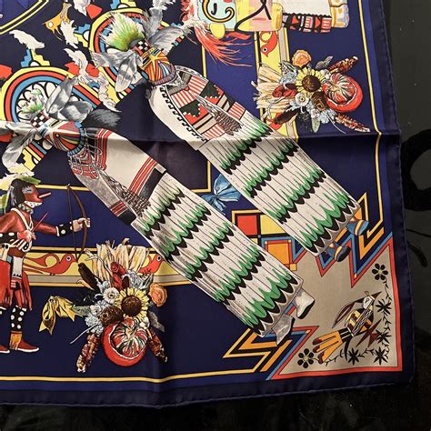 hermes kachina scarf|kermit oliver kachinas scarf.